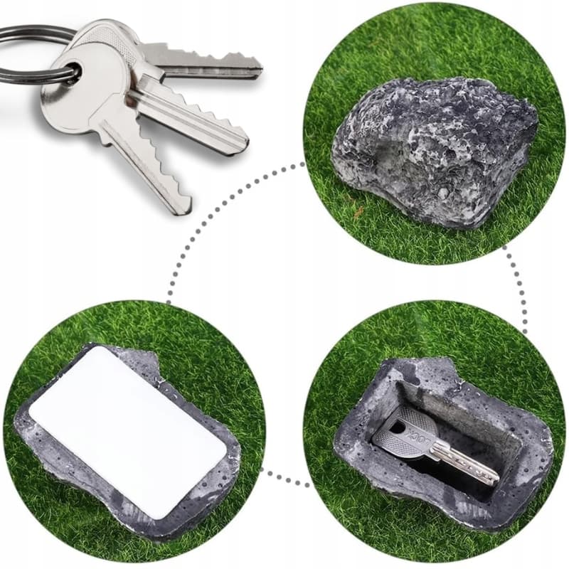 Tajemniczy Kamień-Schowek na Klucze: Ukryj i Zabezpiecz