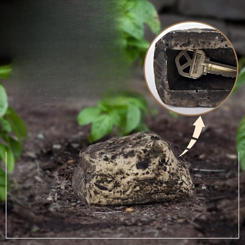 Tajemniczy Kamień-Schowek na Klucze: Ukryj i Zabezpiecz