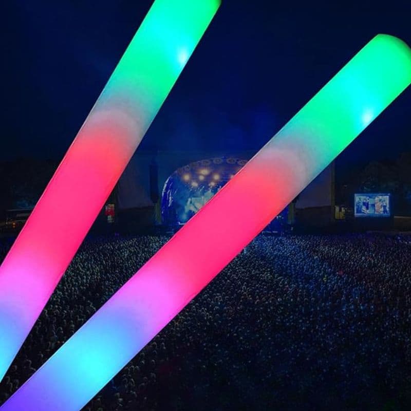 Pałki LED Świecące na Imprezę Klubową, 3 Tryby Świecenia, 10 Sztuk