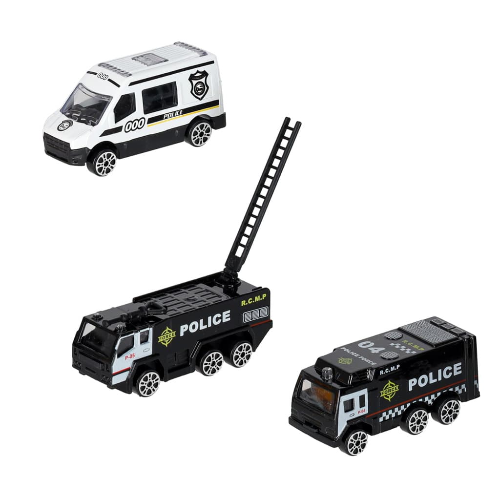 Transporter Samolot z 3 Autami Policyjnymi